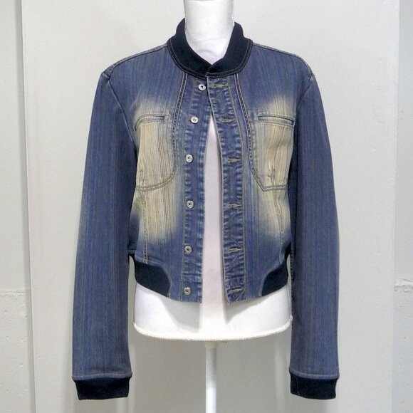 Marithe Francois Girbaud Denim Jean Jacket - Picture 1 of 8
